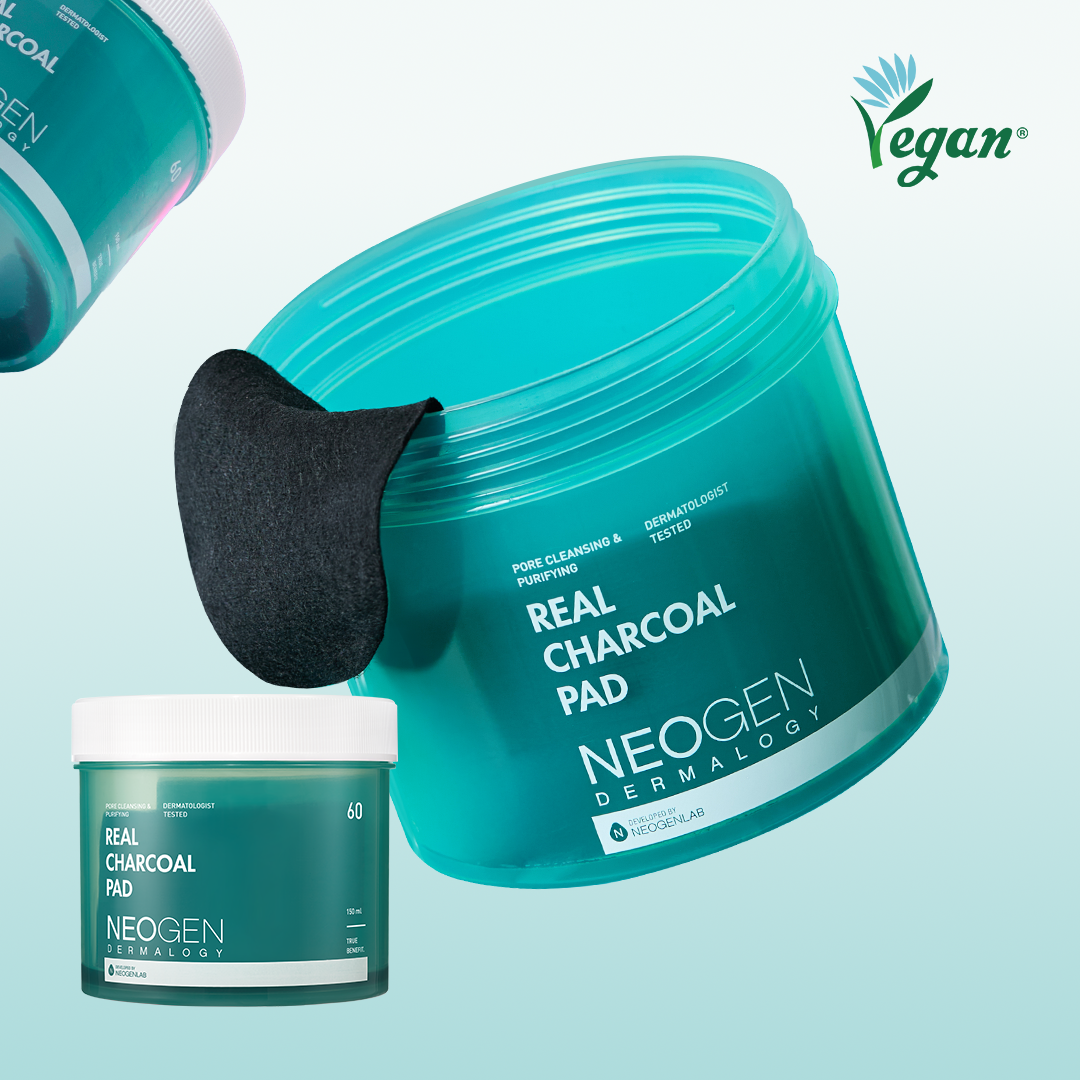 Neogen Real Charcoal Pad Discos Exfoliantes 60un