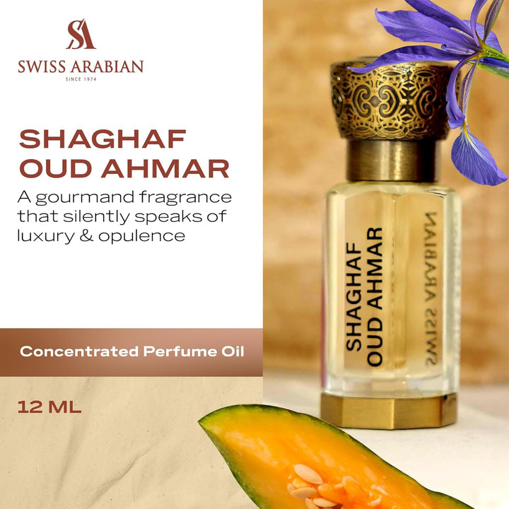 Swiss Arabian Shaghaf Oud Ahmar Óleo Perfumado 12ml