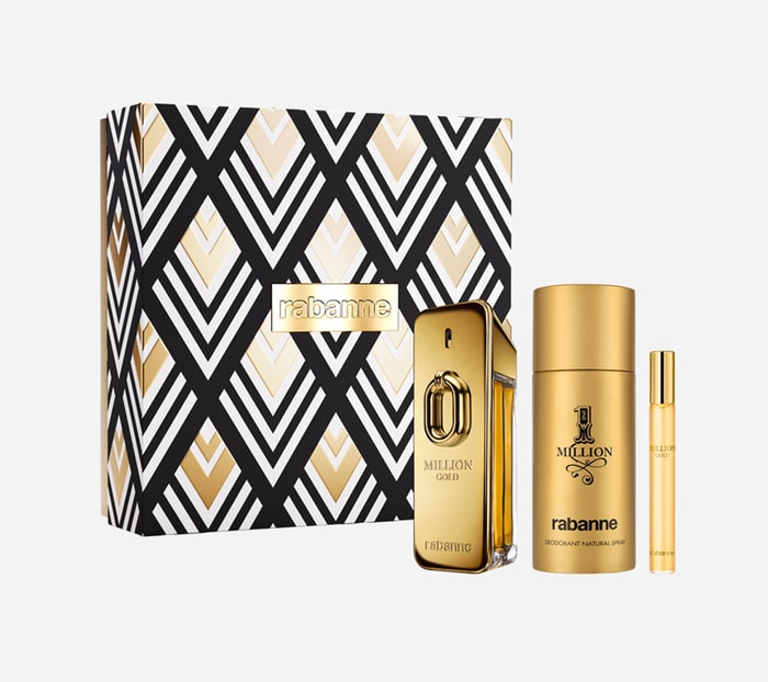 Paco Rabanne 1 Million Conjunto EDT 100ml, Desodorizante e Mini