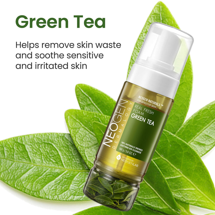 Neogen Real Fresh Foam Green Tea Espuma de Limpeza 160g