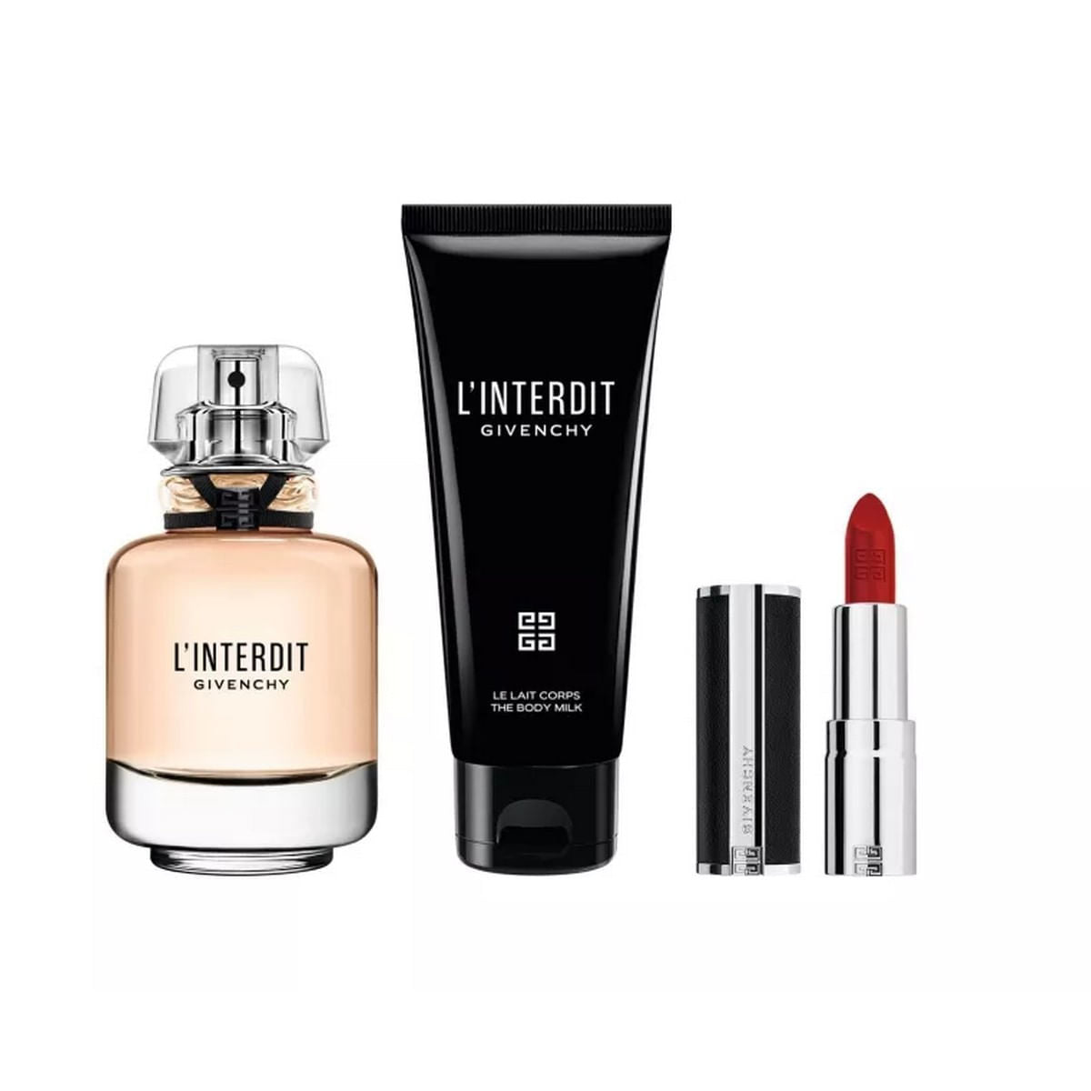 Givenchy L'Interdit Conjunto EDP 50ml, Creme e Lip
