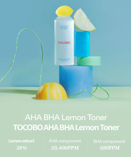 Tocobo AHA BHA Lemon Toner Tónico Facial 150ml