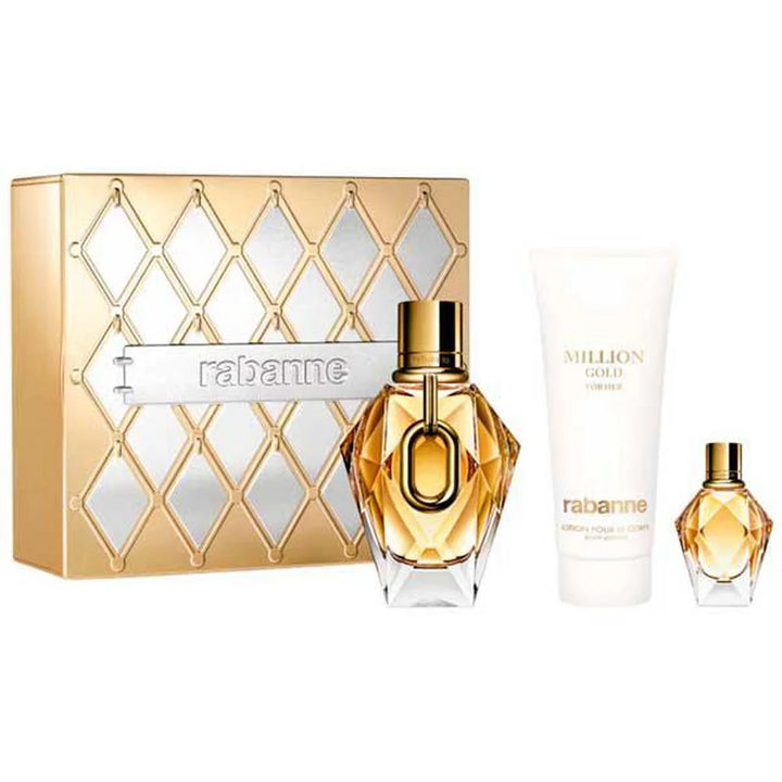 Paco Rabanne P Rabanne Million Gold For Her eau de parfum Recargable Lotion Pour Le Corps Loción Corporal 90ml