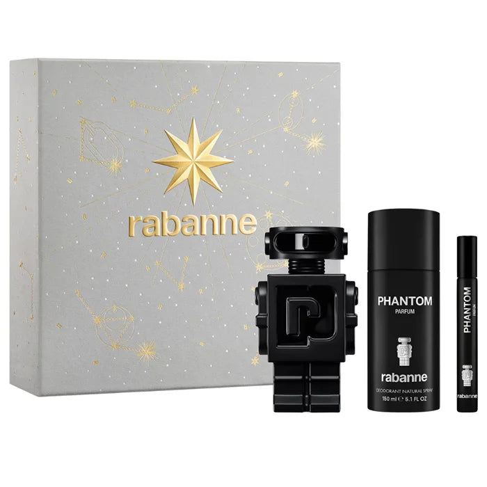 Paco Rabanne Phantom eau de parfum Set 3 Piezas 100ml