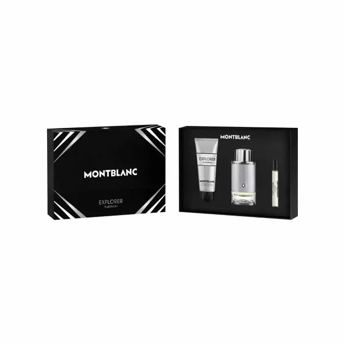 Montblanc Explorer Platinum Eau De Perfume Set 3 Piezas 100ml