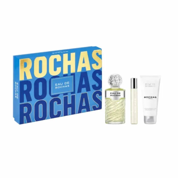Eau De Rochas eau de toilette Set 3 Piezas EDT 100ml