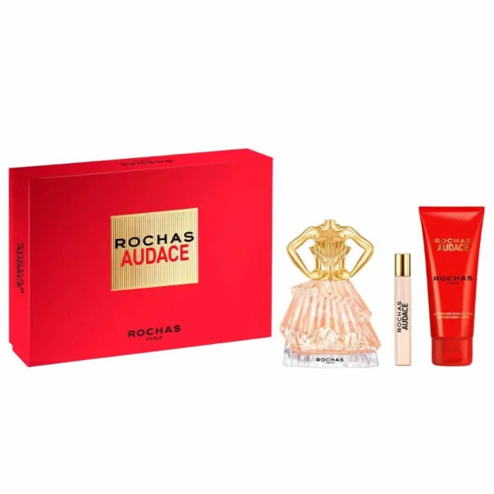 Rochas Audace Eau De Perfume Set 3 Piezas 90ml
