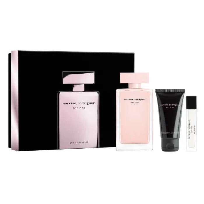 Narciso Rodriguez For Her Eau De Perfume Set 3 Piezas 100ml