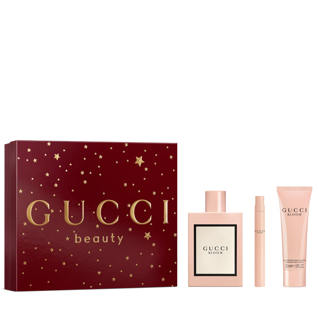 Gucci Bloom Conjunto EDP 100ml, Mini 10 e Body