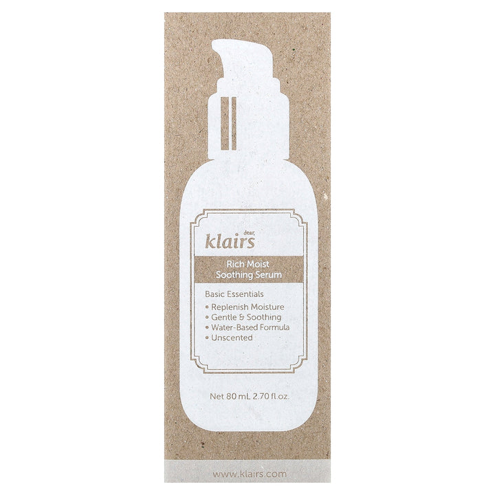 Klairs Rich Moist Soothing Serum 80ml