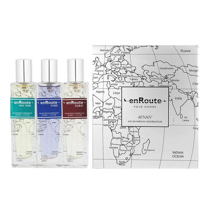 Afnan Enroute eau de parfum Pour Homme New York eau de parfum Paris eau de parfum 50mldubai 50ml