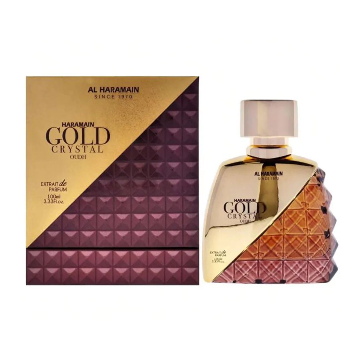 Al Haramain Gold Crystal Oudh Extrait 100ml
