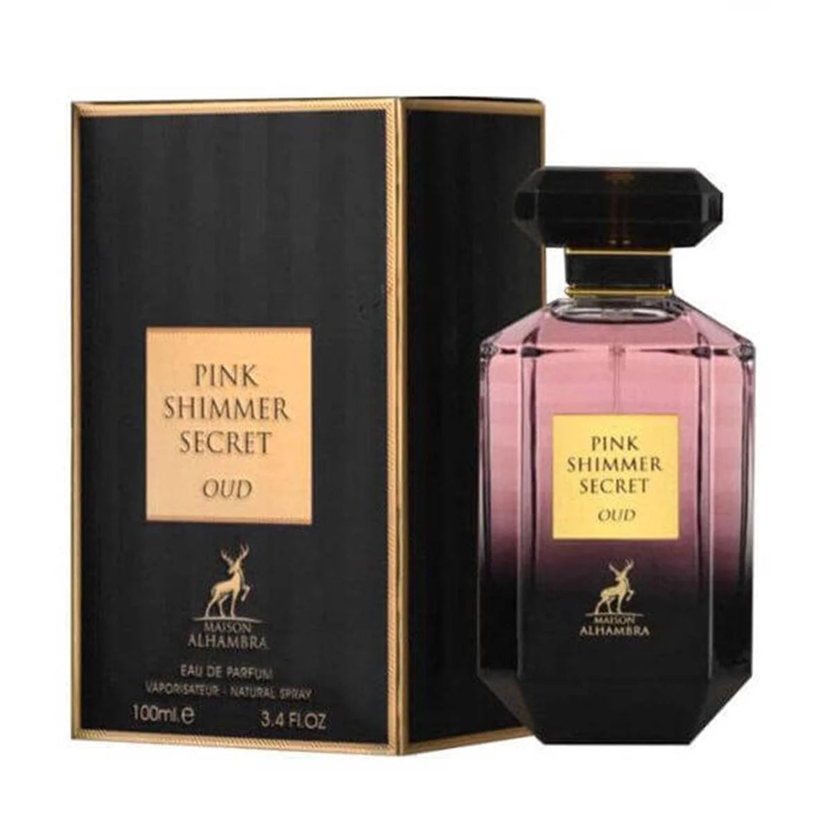 Maison Alhambra Pink Shimmer Secret Oud EDP 100ml