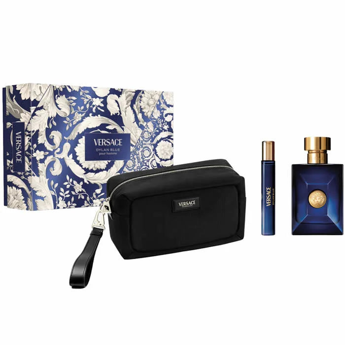 Versace Dylan Blue Pour Homme eau de toilette Set 3 Piezas EDT 100ml
