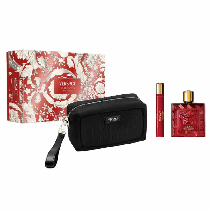 Versace Eros Flame eau de parfum Set 3 Piezas 100ml