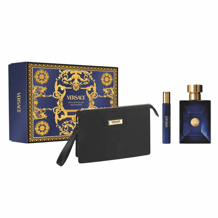 Versace Dylan Blue Pour Homme eau de toilette Set 3 Piezas EDT 100ml