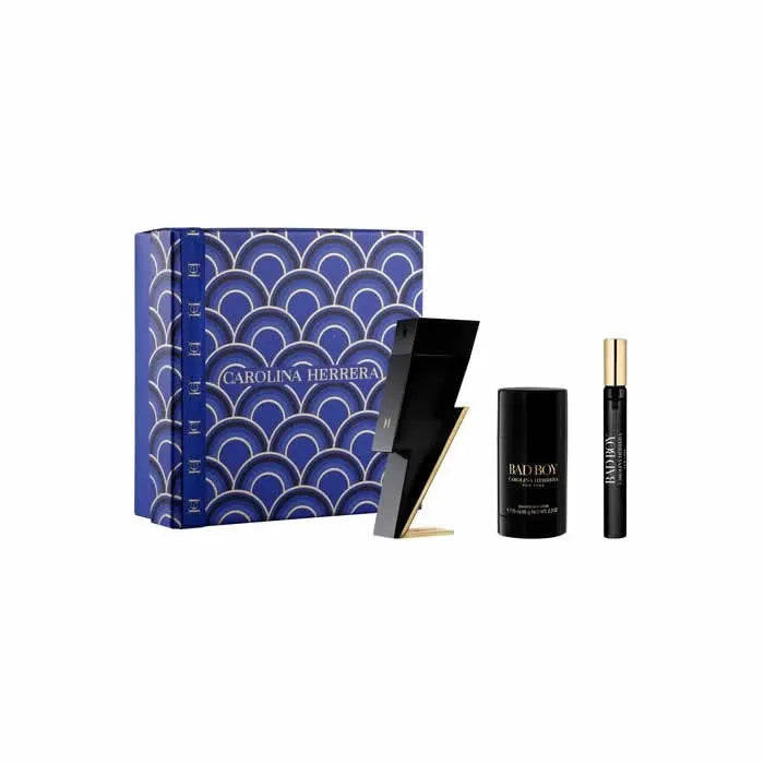 Carolina Herrera Bad Boy eau de toilette Set 3 Piezas EDT 100ml