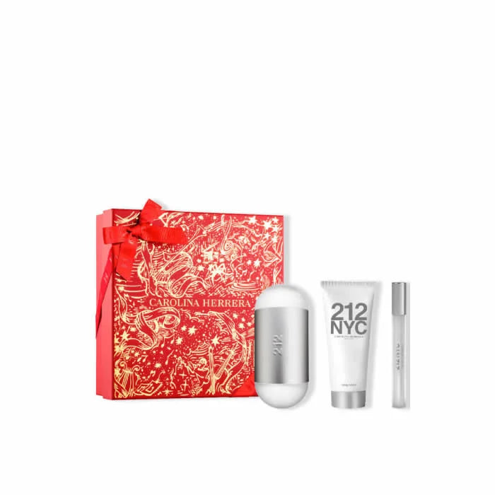Carolina Herrera 212 Nyc eau de toilette Set 3 Piezas EDT 100ml