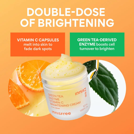 Innisfree Vitamin C Green Tea Enzyme Brightening Creme 50ml