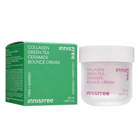 Innisfree Collagen Green Tea Ceramide Bounce Cream 50ml