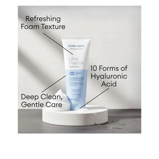 Missha Super Aqua Ultra Hyalron Cleansing Foam 200ml