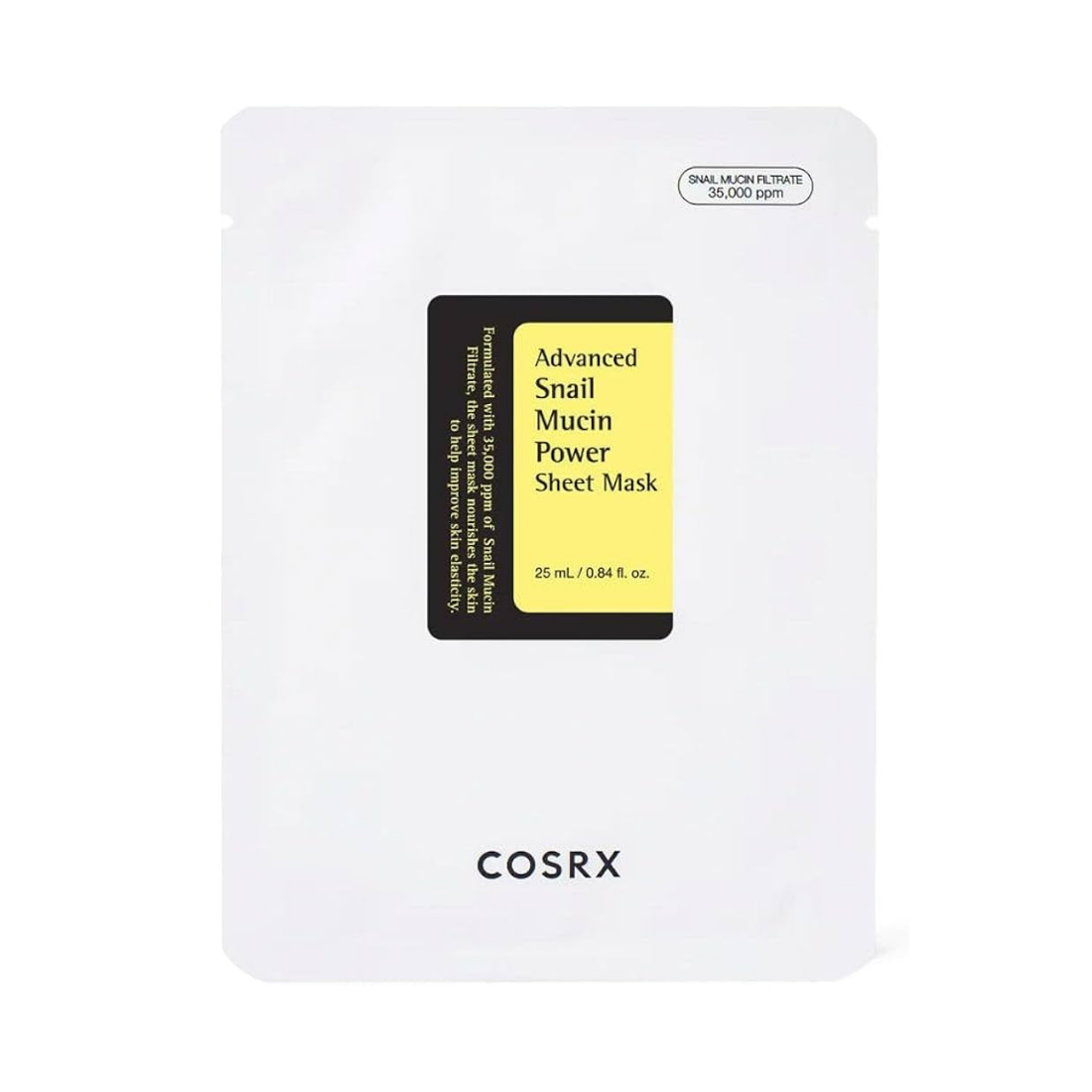 COSRX Advanced Snail Mucin Power Sheet Mask, 25ml