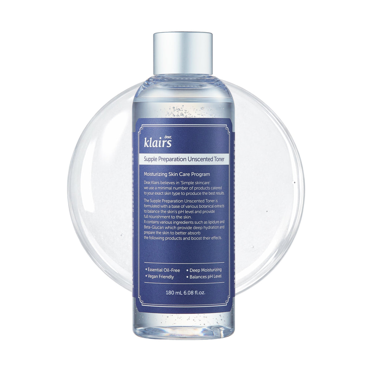 Klairs Supple Preparation Unscented Toner 180ml