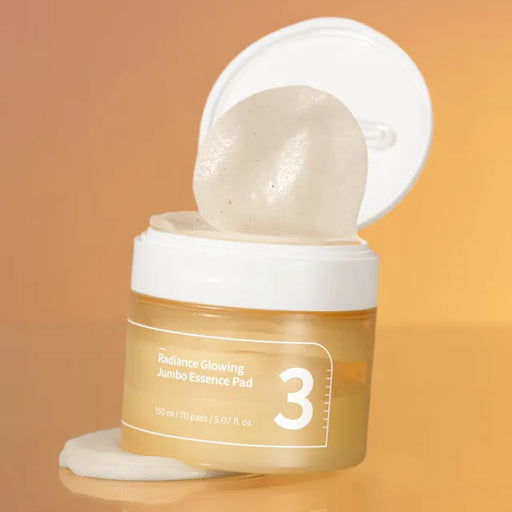 Numbuzin No.3 Radiance Glowing Jumbo Essence Pad 70un