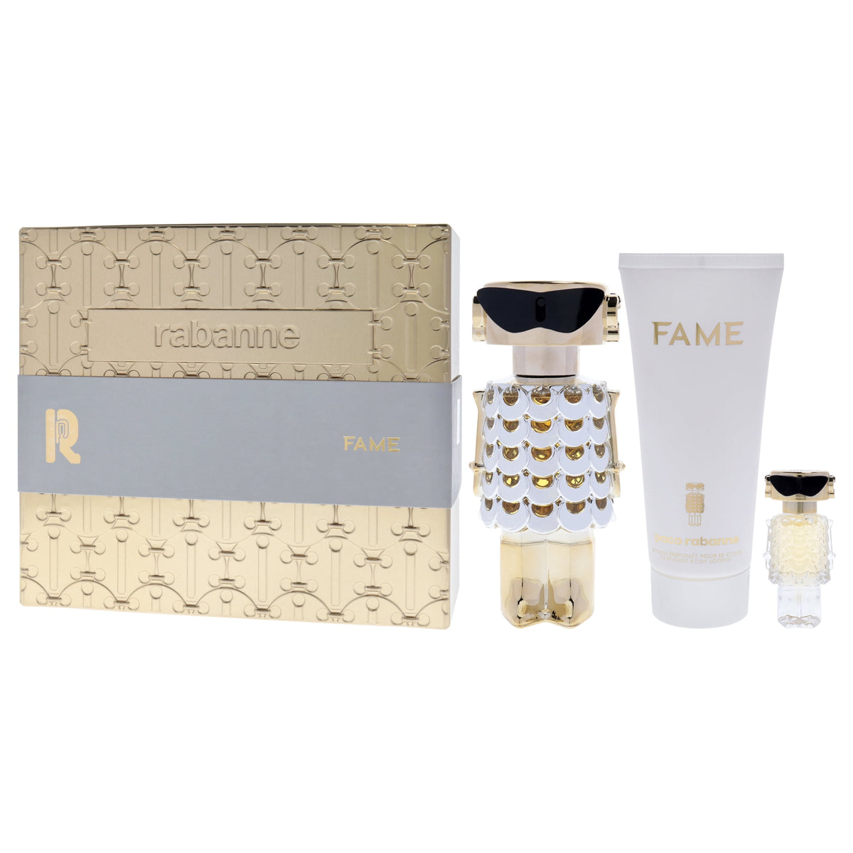 Paco Rabanne Fame Conjunto EDP 50ml + Body 50ml + Mini 10ml para ela