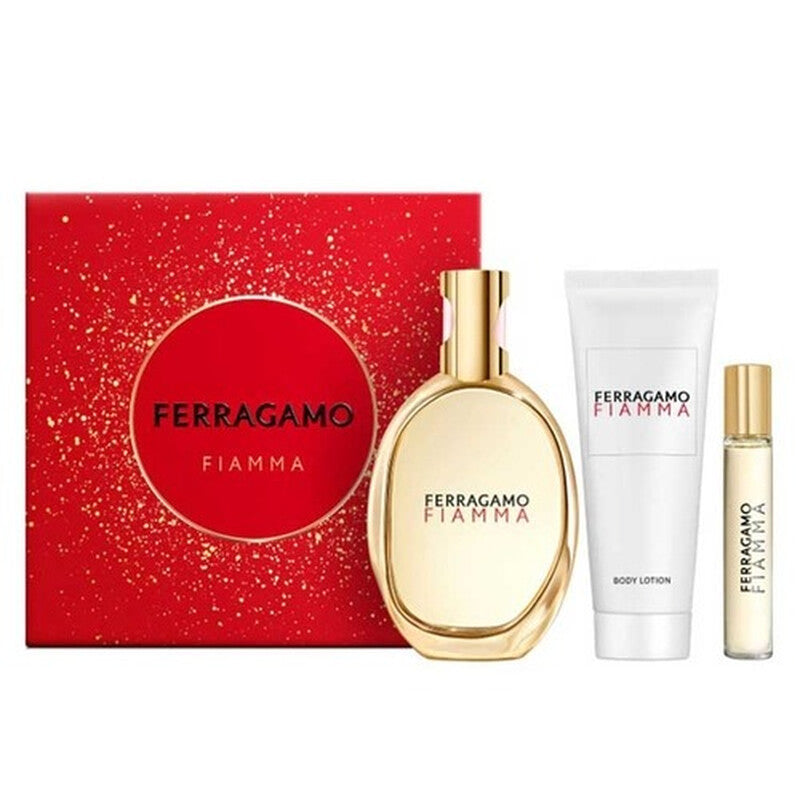 Salvatore Ferragamo Fiamma Estojo 3 Peças